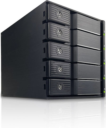 Fantec Backplane for 5x 3,5 HDD Μαύρο (BP-SA3151-12G/6G)