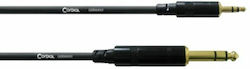 Cordial Cable 6.3mm male - 3.5mm male 1.5m (CFM 1,5 WV)