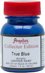 Angelus Collectors Liquid Craft Paint Blue for Leather True Blue 29.5ml