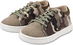 Babywalker Khaki Baptism Fabric Sneakers