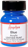 Angelus Acrylic Paint Flüssige Handwerksfarbe Blau Für Leder Blau 29.5ml