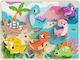 Ξύλινο Παιδικό Puzzle Σφηνώματα Δεινόσαυροι 7pcs Tooky Toys