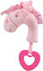 Amek Toys Baby Rattle Poni for Newborns Pink
