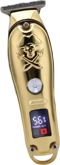 Andowl Professional Rechargeable Hair Clipper Gold Q-TF53