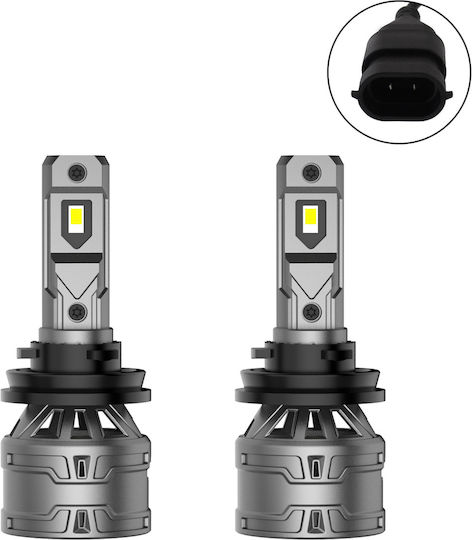 NovSight Lamps Car H11 13000lm LED 6500K Cold White 12-24V 30W 2pcs