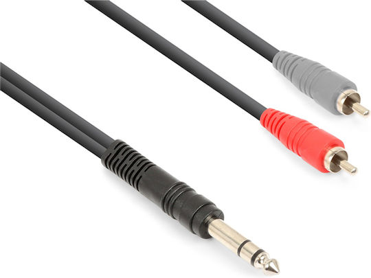 Vonyx CX328-1 Cable 6.3mm male - 2x RCA male 1.5m (177.760)