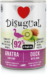 Disugual Fruit Canned Wet Dog Food with Duck 1 x 400gr