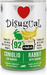 Disugual Fruit Canned Wet Dog Food with Rabbit 1 x 400gr