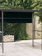 vidaXL Garden Freestanding Gazebo Charcoal 2.2x1.1cm