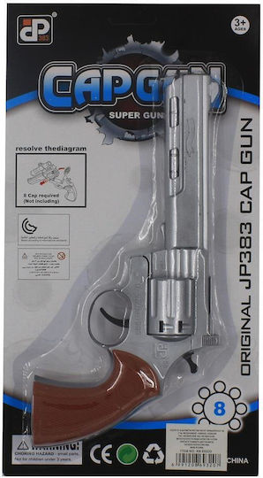 Carnival Gun Silver made of Plastic