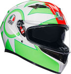 AGV K3 Motorradhelm Volles Gesicht ECE 22.06 15...