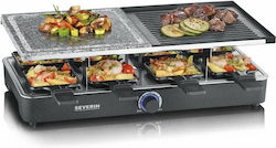 Severin Tabletop 1300W Electric Grill with Adjustable Thermostat 46.5cmx25cmcm