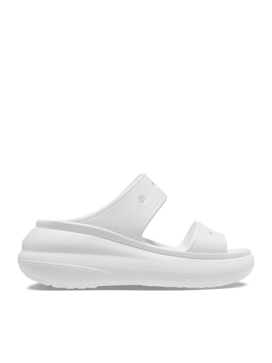 Crocs Classic Crush Damen Zehentrenner in Weiß ...