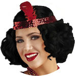 Carnival Wig Charleston Curly Brunette