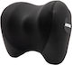 AMiO Car Pillow Headrest Pillow with Memory Foam in Black Color 02961