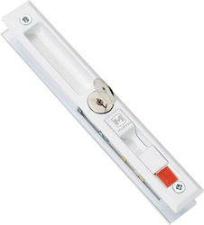 Martin Lock for Sliding Aluminum Doors White with Key