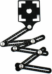 000.230.8095 Aluminum Folding Ruler Angled