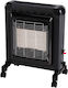 Kingfer KF-001C Σόμπα Υγραερίου 4200W Μαύρη 45x10x55cm