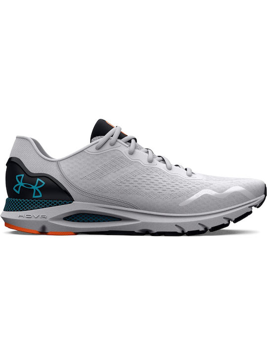 Under Armour HOVR Sonic 6 Ανδρικά Αθλητικά Παπούτσια Running Λευκά