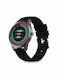 Ksix Globe Aluminium 44mm Smartwatch με Παλμογράφο (Γκρι)