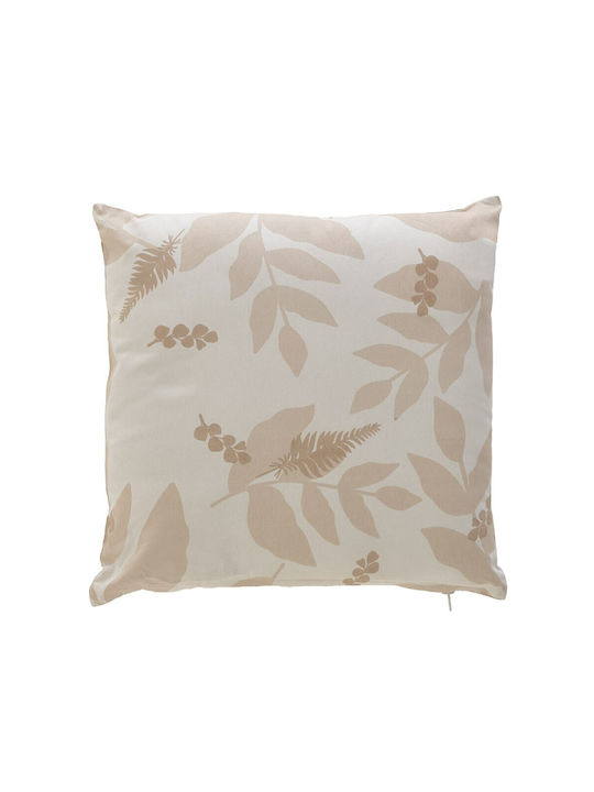 Click Click Decorative Throw Pillow Sofa Cushion in Salmon Pink from 100% Cotton 40x40cm