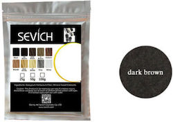 Sevich Hair Building Fibers Refill with Keratin Hair Building Fibers Dark Brown 50gr