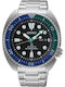 Seiko Prospex Herrenuhr 42.4mm Automatisch mit Silber Metall-Armband