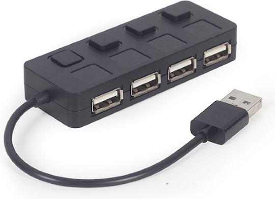 Gembird USB Hub 4 Ports USB 2.0 with USB-A Connection