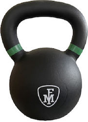 MegaFitness Black Enamel Kettlebell 24kg