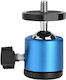 AccPro TM-22B Mini Ball Head Fotokopf Blau