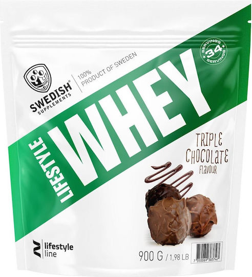 Swedish Supplements LifeStyle Whey Протеин Суроватъчен с Вкус Triple Chocolate 900гр