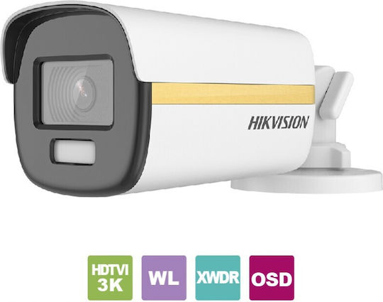 Hikvision DS-2CE12KF3T CCTV Cameră de Supraveghere Full HD+ 6MP Rezistentă la apă cu Lentilă 2.8mm