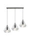 Stimeno Rekto3280 Pendant Light Three-Light Rail for Socket E27 Black