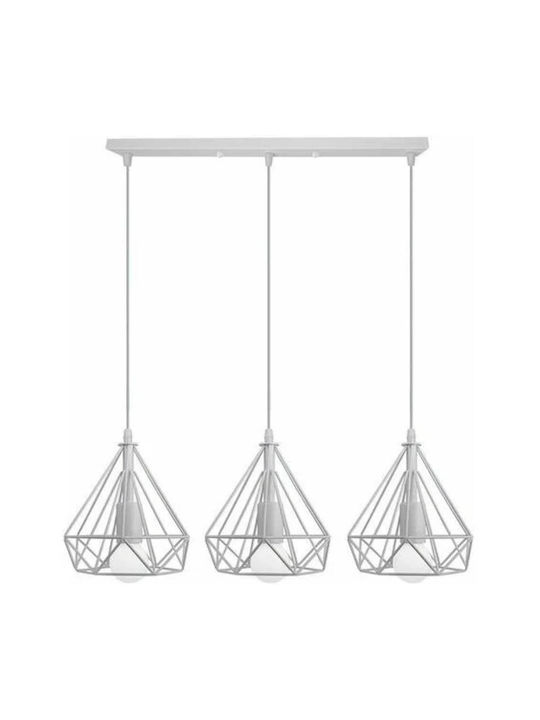 Stimeno Rektow3200 Pendant Light Three-Light for Socket E27 White