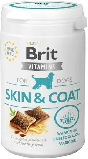 Brit Skin&Coat Multivitamins for Dogs in Tablets 150gr for Skin & Hair
