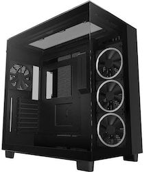 NZXT H9 Elite Jocuri Middle Tower Cutie de calculator Negru