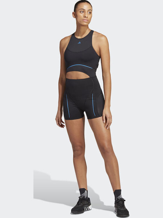 Hiit Heat.rdy Γυναικείο Αμάνικο Ολόσωμο Σορτς Μαύρο