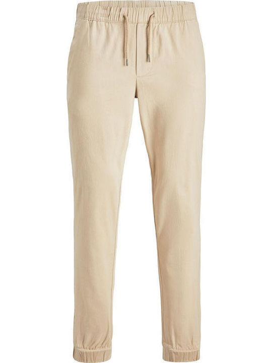 Trousers Elastic Oxford Tan