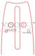 Visco Parts Chainsaw Blade Chainsaw Blade 16" for Chain with Pitch 3/8"LP, Guide Bar Thickness .050"-1.3mm & Number of Drivers 56E POH16-50WH