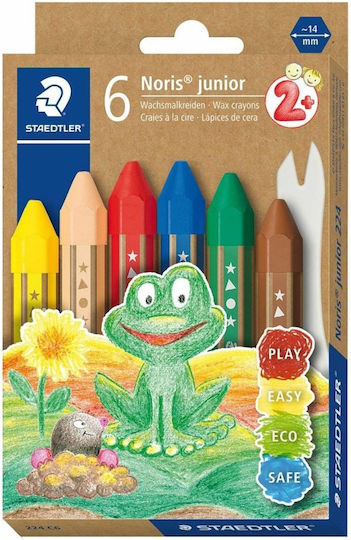 Staedtler Noris Junior Set von Buntstiften mit 6 Farben