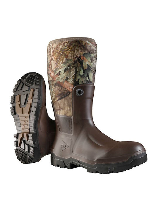 Dunlop Snugboot Wildlander Αδιάβροχες Γαλότσες Κυνηγιού Καφέ