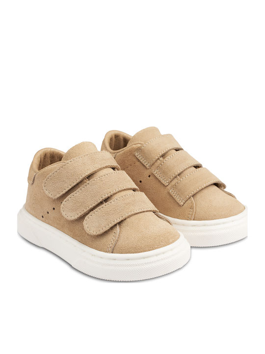 Babywalker Christening Leather Sneakers Beige