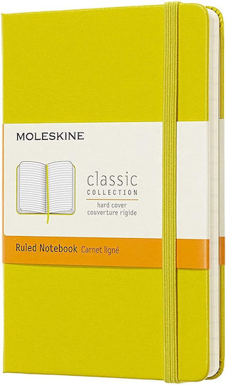 Moleskine Classic Collection Notebook Ruled with Elastic Yellow