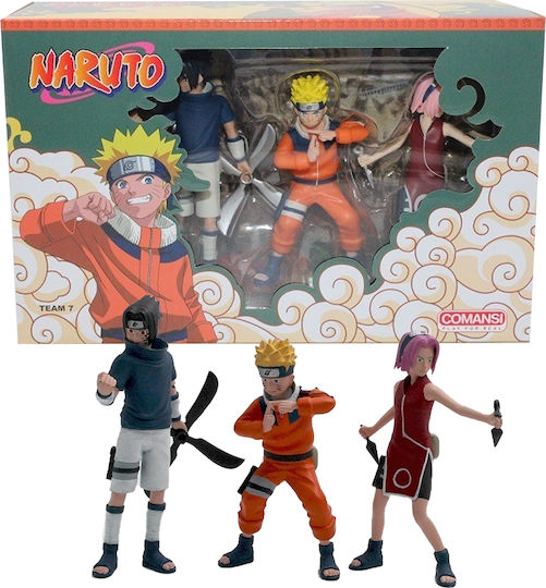 Comansi Naruto: Σετ Φιγούρα Δράσης 3τμχ