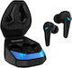 Sades Wings 200 In-ear Bluetooth Handsfree Earphones with Charging Case Blacα