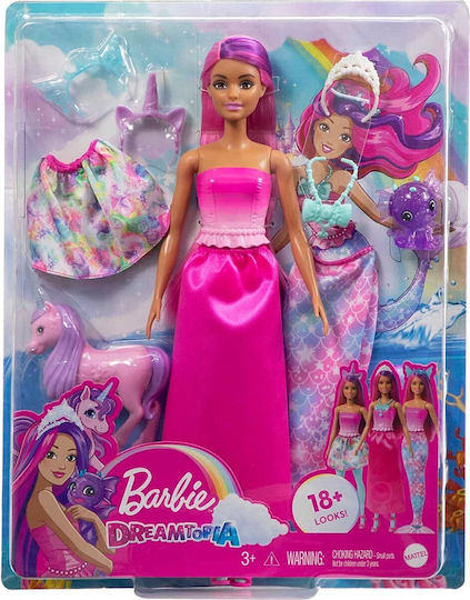 Barbie Fairytale Appearance Doll Dreamtopia for 3+ years+ Years (Various Designs/Assortments of Designs) 1pc