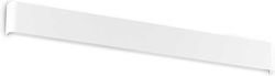 Ideal Lux Delta AP Φωτιστικό Τοίχου LED Λευκό 110x9x3.5εκ.