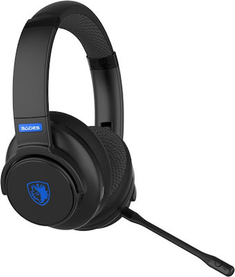 Sades Runner Wireless Over Ear Gaming Headset with Connection Bluetooth