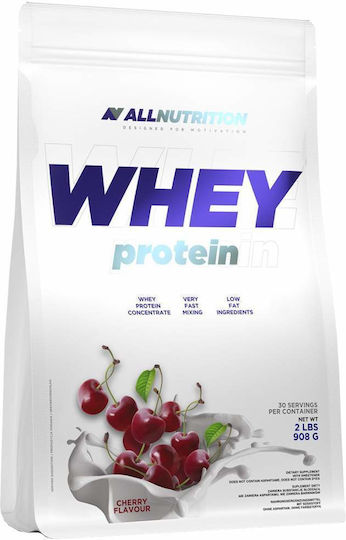 AllNutrition Whey Protein Протеин Суроватъчен с Вкус Череша 908гр
