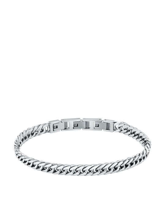 Morellato Männer Kette Hand Cuban aus Stahl Länge 22cm